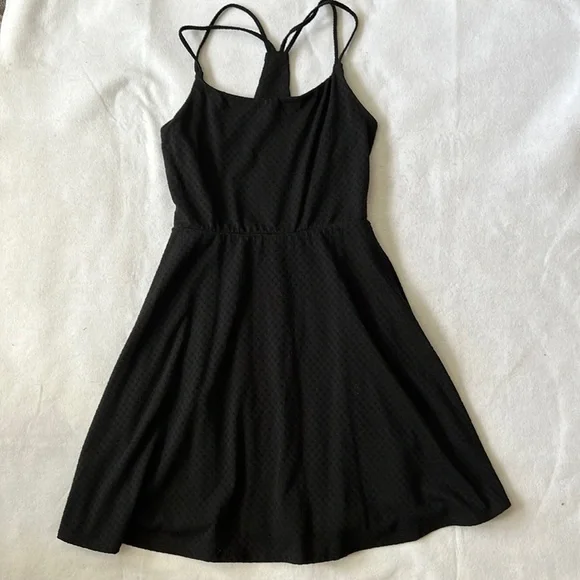 Mossimo Supply Co. Dresses | Mossimo Cute Simple Black Halter Back Dress Xs | Color: Black | Size: Xs | Lorimagscloset's Closet